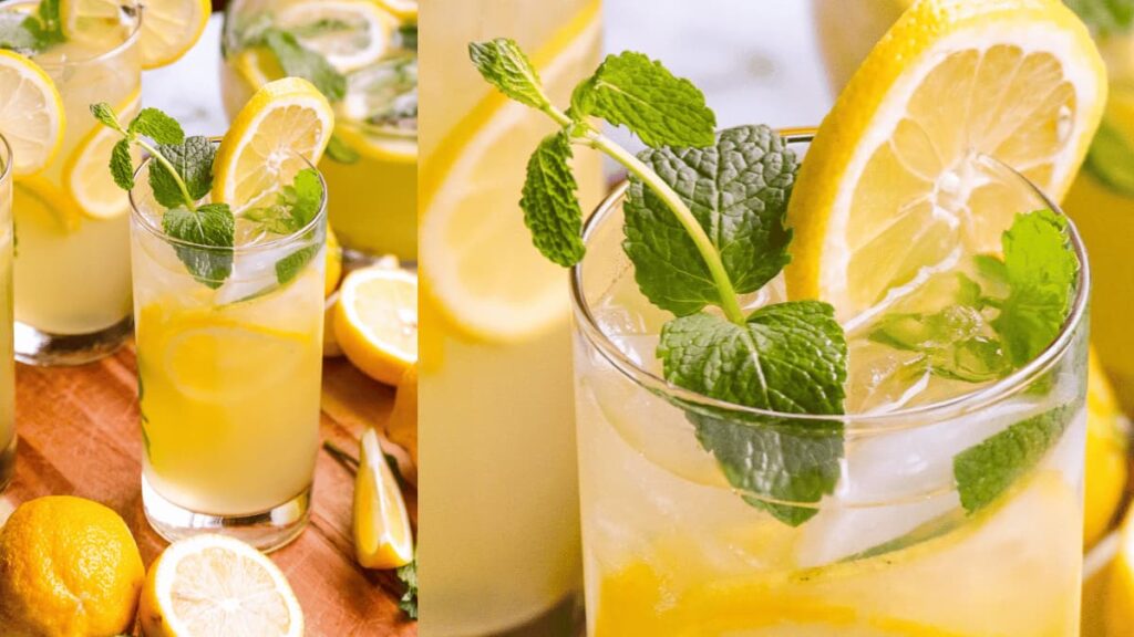 fresh homemade lemonade